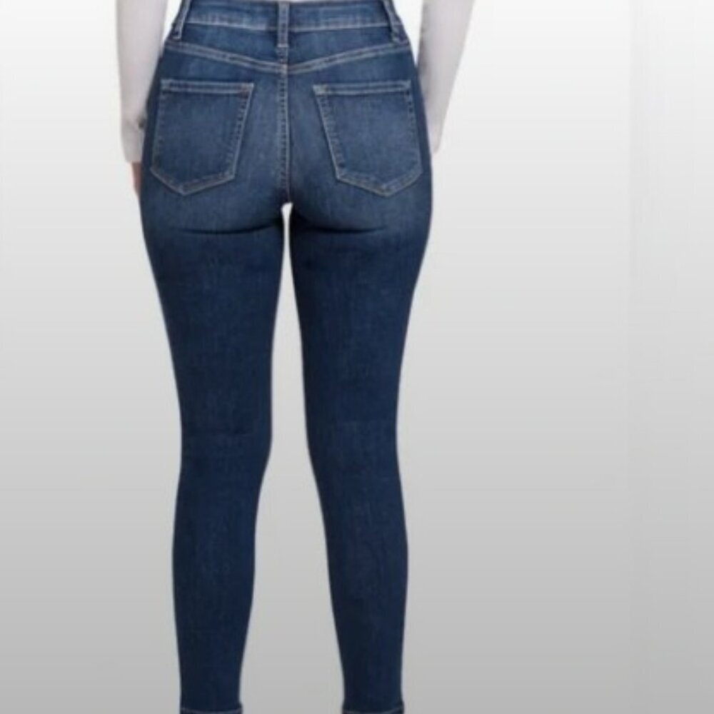 ZENANA HIGH RISE SKINNY LEG JEGGING JEANS Women's 32 Waist NWT Size 12 Skinny - Picture 5 of 6
